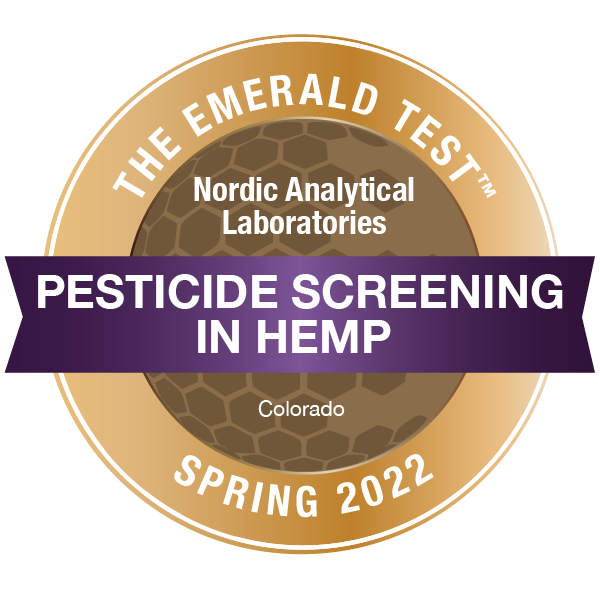 The Emerald Test Award for Spring of 2022: Pesticide Screening in Hemp