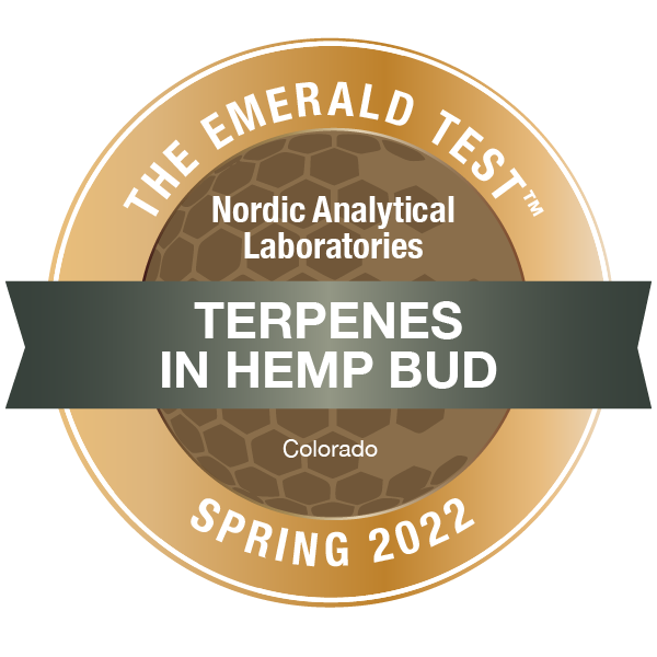 The Emerald Test Award for Spring of 2022: Terpenes in Hemp Bud